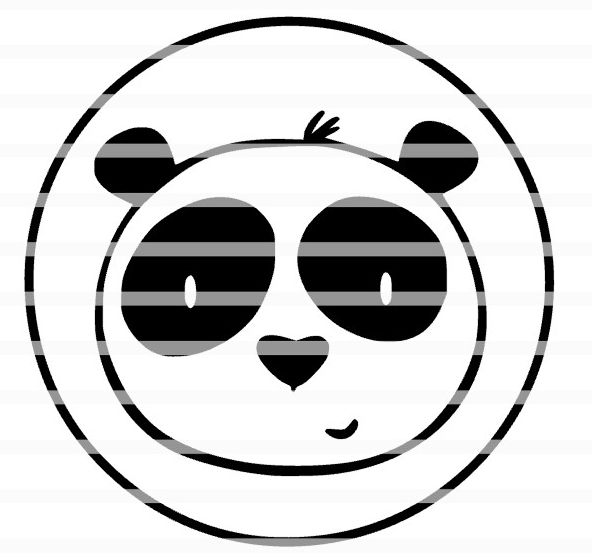 Panda im Kreis